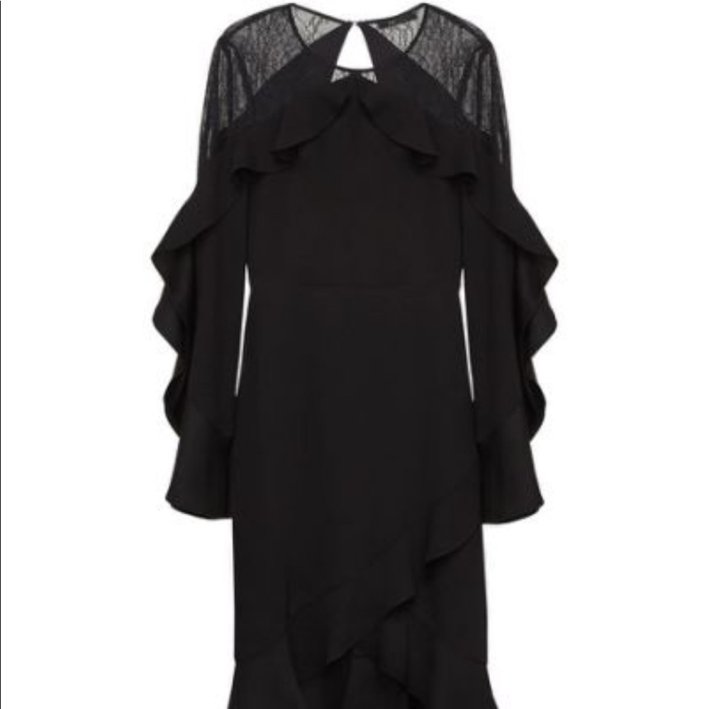 BCBG Delaney Black Lace Dress NWT SZ8